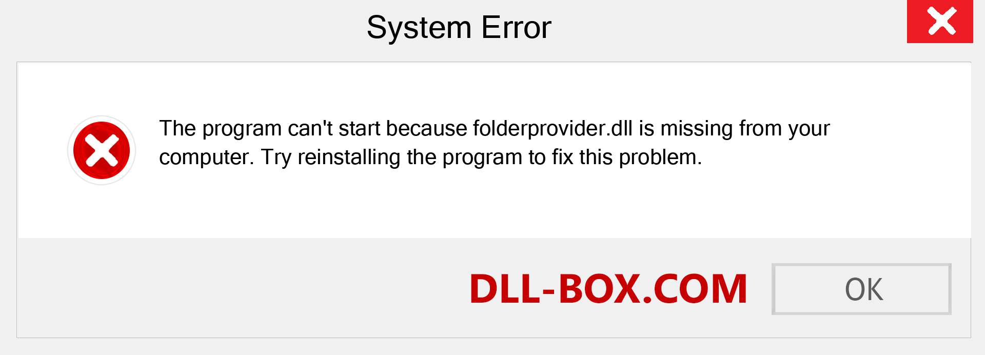 folderprovider.dll file is missing?. Download for Windows 7, 8, 10 - Fix  folderprovider dll Missing Error on Windows, photos, images